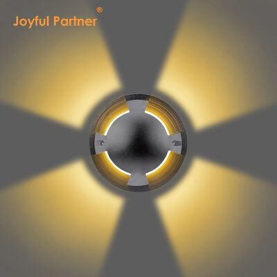 Side Emitting Inground Light Stainless Steel Cover 10W OSRAM SMD DIA 172MM With ABS Mouting Sleeves