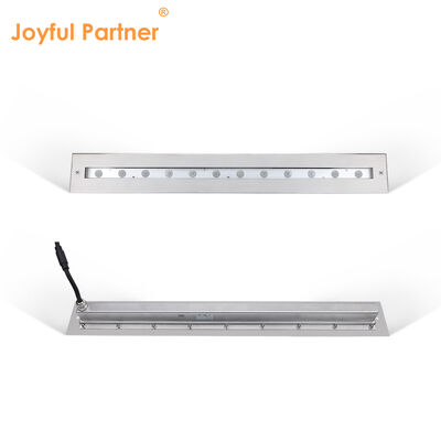 Ánh sáng tuyến tính dưới nước DC12V 316 thép không gỉ DMX 512 RGB 12W 24W 628MM Chiều dài cho thác nước