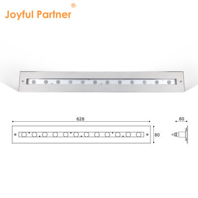 Đèn LED Tuyến Tính Dưới Nước DC12V 12W IP68 Chống Thấm Điều Khiển Từ Xa RGB Cho Hồ Bơi