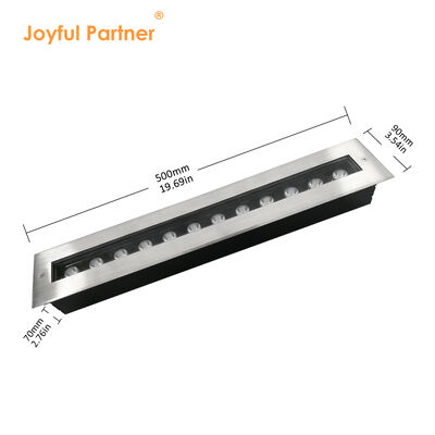 Đèn âm đất LED dài 1000MM IK08 RA85 24W 48W CCT 3000K cho Dự án Chiếu sáng Tòa nhà