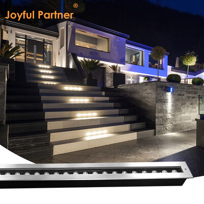 Đèn LED âm đất dạng tuyến tính 12W 24W 48W DC24V 1000MM 1Mét Thép không gỉ 316 IP67 Loại âm sàn