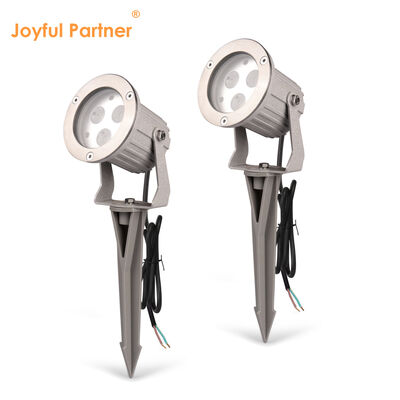 Đèn chiếu điểm LED chống nước cho sân vườn có đế cắm bằng nhựa, bóng đèn LED GU10 MR16