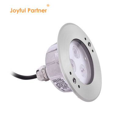 3W chống nước IP68 LED hồ bơi dưới nước ánh sáng 316 SS RGB DMX512 Đèn ao