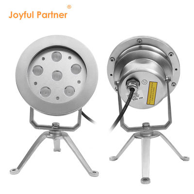 Đèn phun nước LED 6 * 2W RGB DMX Stainless Steel316 Cơ thể DC12V/24V IP68 Cho hồ bơi