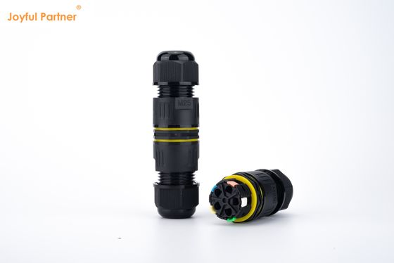 Đầu nối cáp điện 32A 250VAC IP68 Chống thấm nước Đầu nối 2 ngả 6-12mm DIA