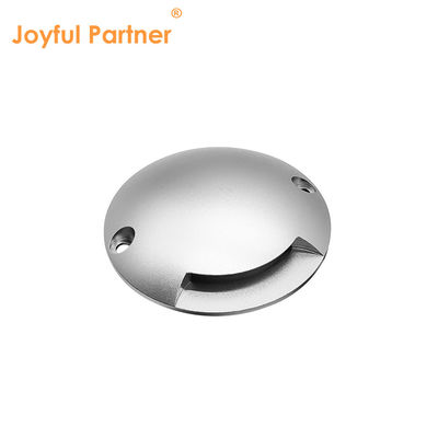 Bên phát ra bước nhấp nháy trong đất ánh sáng vòng điện áp thấp 1W DC 24V 3000k IP67 chống nước lạnh trắng nhôm