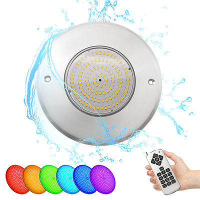 DC12V điện áp liên tục 10W Đèn hồ bơi LED chìm dưới nước 160 * 7,5mm Với điều khiển từ xa APP