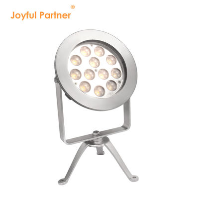 IP68 ngoài trời đèn LED Spot Light Stainless Steel DMX512 RGBW 12w để sử dụng dưới nước Hỗ trợ bộ điều khiển DMX