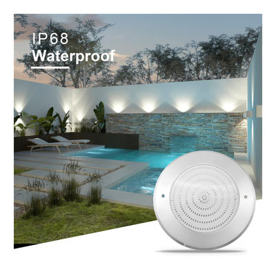 Đèn hồ nước chống nước PAR56 LED 316 SS ABS Ultra Thin 7.5mm Resin Fill Wall Mounted 230MM 18W 25W DC AC12V