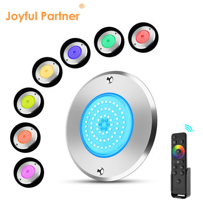 RGB Ultra Slim IP68 Đèn bể bơi Đèn LED SS316L thùng tích hợp SMD2835 6w Đèn chống nước dưới nước