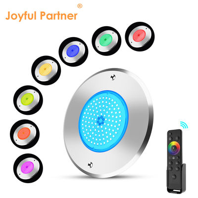 316L Stainless Steel Inground Pool Light DIA 160mm * 32mm AC12v Với điều khiển từ xa
