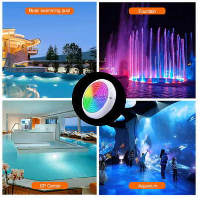 Đèn bể bơi IP68 Epoxy nhựa đầy đèn bể cá RGB AC12V ABS bề mặt gắn