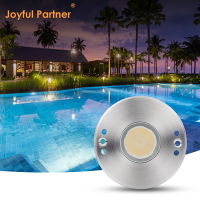 Đèn LED Mini Waterproof Recessed Marker 1W 12V DC 8° góc chùm hẹp IP68 Ánh sáng cảnh quan ngoài trời