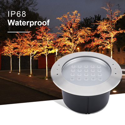 20W IP68 hồ bơi Đèn dưới nước 316 thép không gỉ đèn LED dưới lòng đất