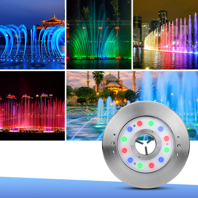 ĐÈN LED RGB FOUNTAIN 12W 18W CHỐNG NƯỚC IP68 CÔNG SUẤT CAO CÓ CHỨNG NHẬN CE ROHS