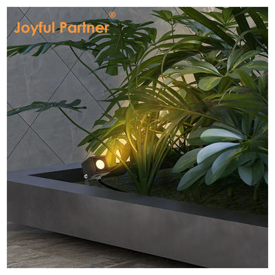 Input Voltage DC12V 1W Garden Spot Lights Die-casting Aluminium Body Black Fiunished Color Warm White 3000K