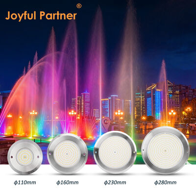 Đèn hồ bơi chìm PAR56 6W SMD2835 siêu mỏng SS316L + ABS chống nước DC12V