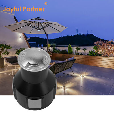 Đèn LED âm đất chịu tải nặng Vòng trước thép không gỉ 316 LED SMD Có ống lót ABS