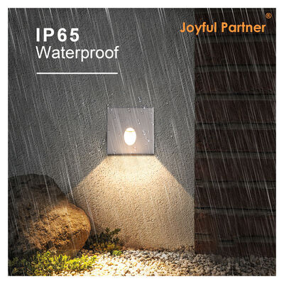 Đèn LED âm bậc & âm tường 3W AC220V Nhôm đúc màu trắng IP65